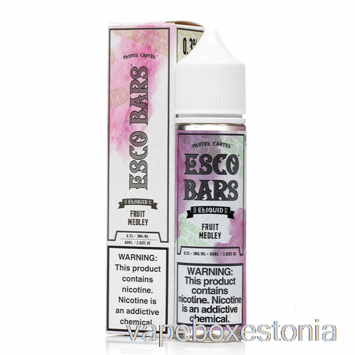 Vape Box Estonia Fruit Medley - Esco Batoonid - 60ml 12mg